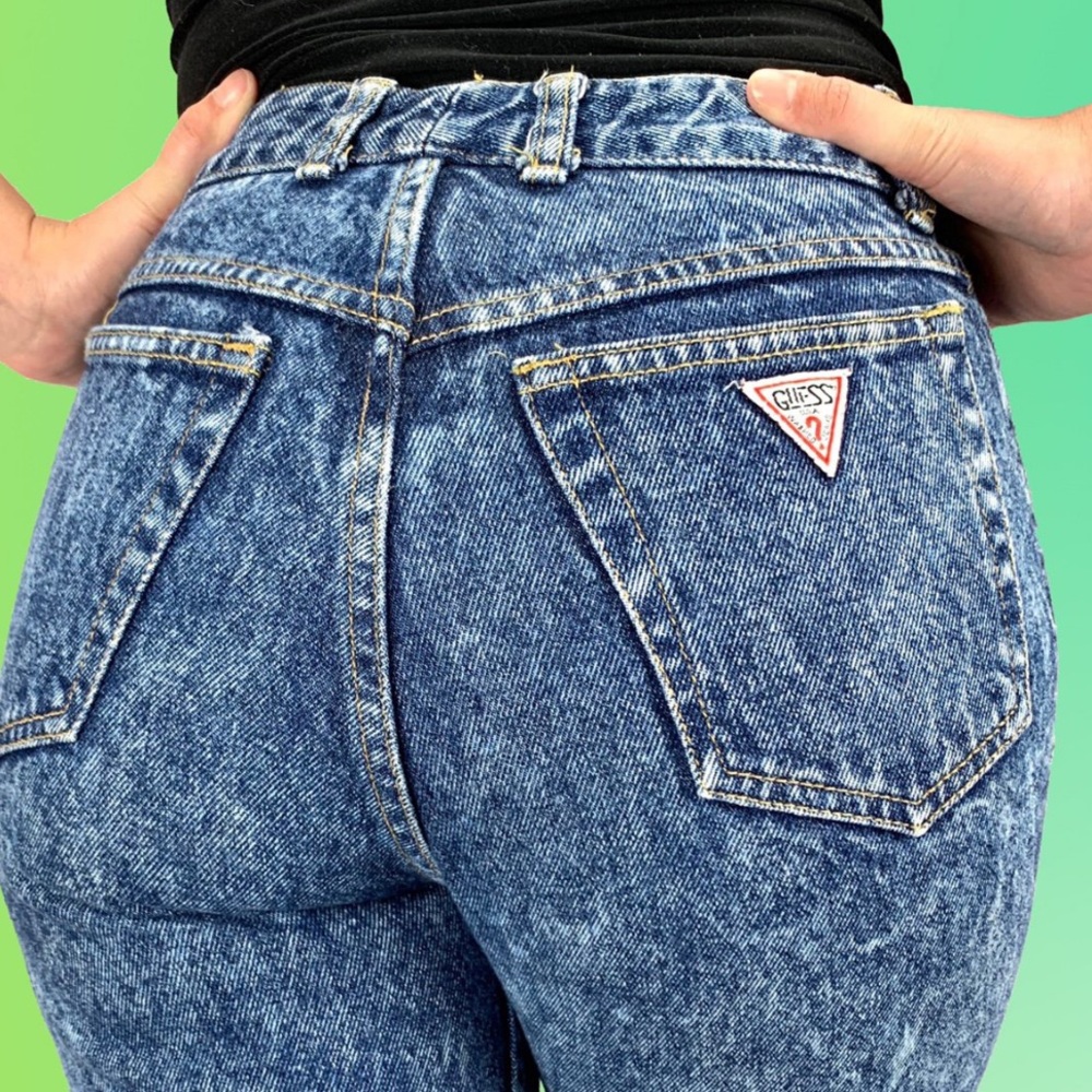 Guess Blue Acid Wash Women Jeans